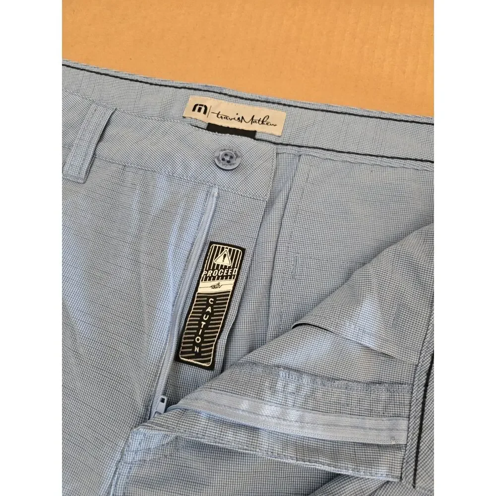 Travis Mathew Bermuda Blus 8” Golf Casual Shorts Men Size 34